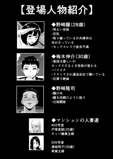 Boku no Mansion ni wa Eroi Hitozuma Shika Inai!! ~Akarui Yokkyuu Fuman Bijin Uketsukejou Nozaki Hitomi~ Fhentai - Page 2