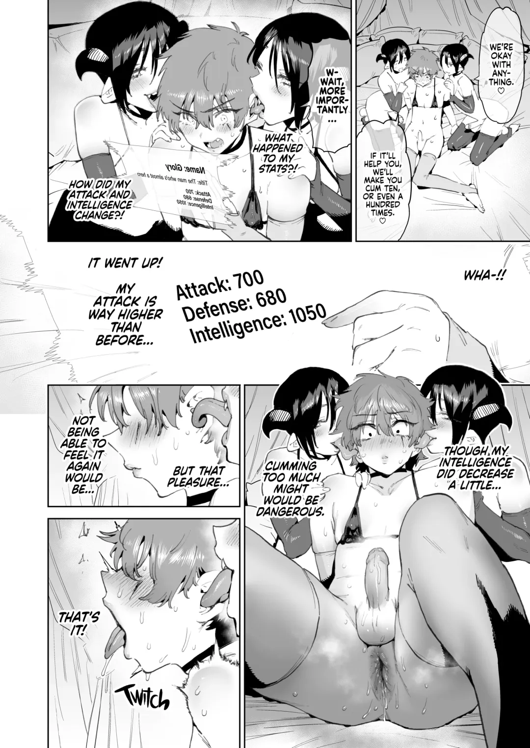 [Horieros] The Adventurer Who Pulled the Sword That Increases Your Attack at the Cost of Intelligence for Every Femgasm! (decensored) Fhentai - Page 21