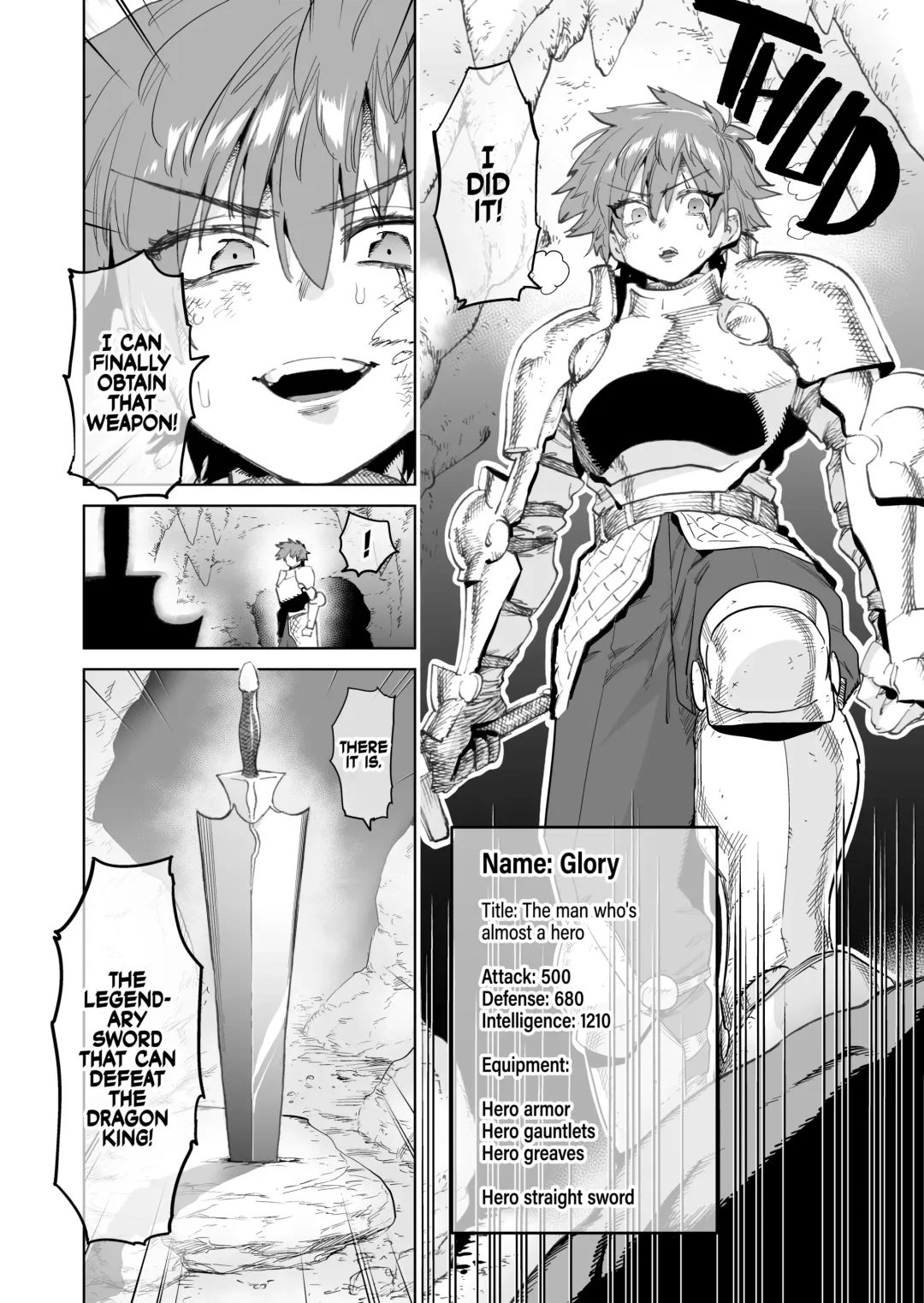 [Horieros] The Adventurer Who Pulled the Sword That Increases Your Attack at the Cost of Intelligence for Every Femgasm! (decensored) Fhentai - Page 3