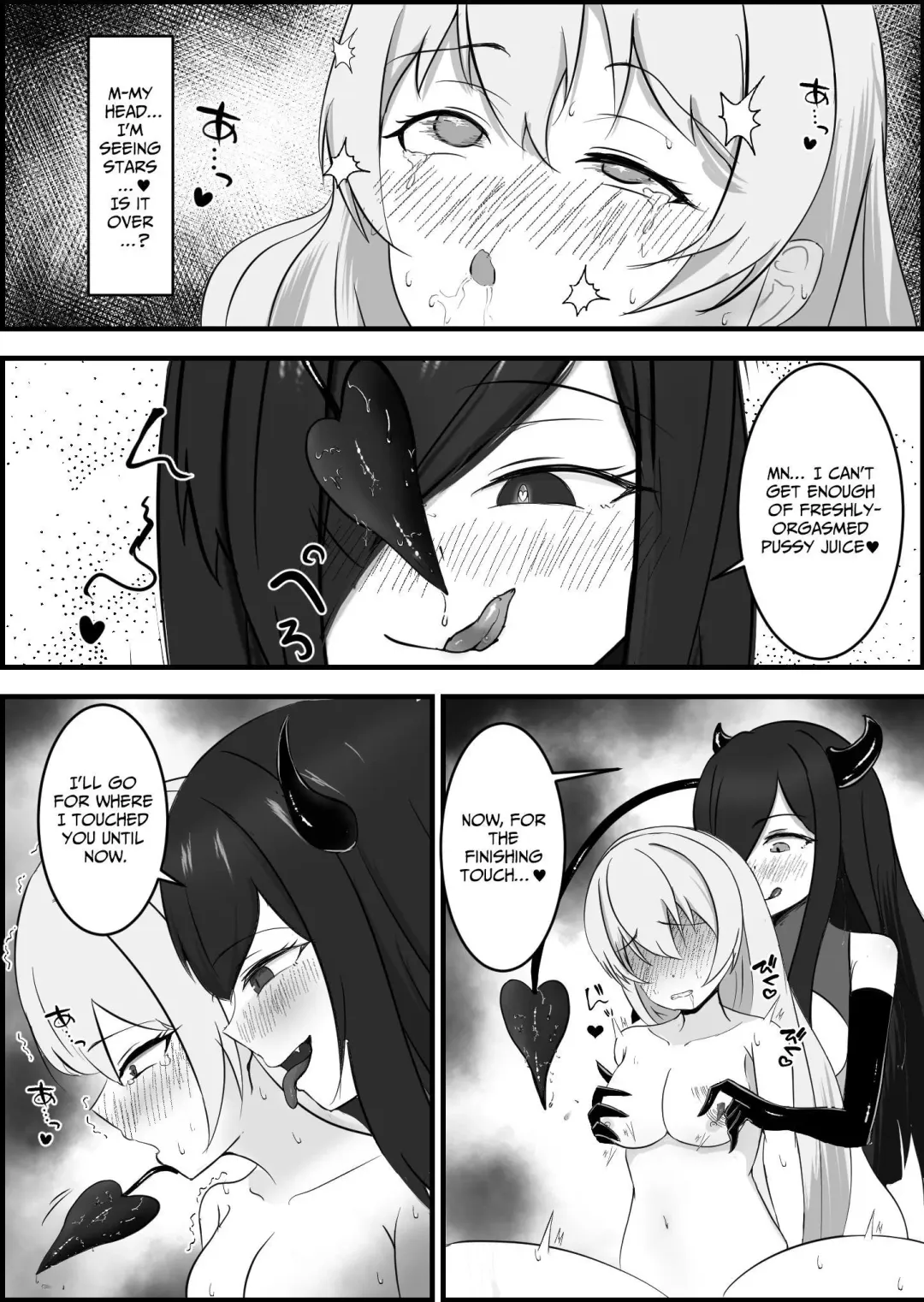 [Aiga] Inma ni Yoru Yuri Bouryoku Renzoku  Zecchou de Ochiru ~Shitatteita Hito ga Succubus deshita~ | Successive Orgasms at the Hands of a Sapphic Succubus Fhentai - Page 36
