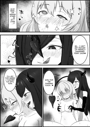 [Aiga] Inma ni Yoru Yuri Bouryoku Renzoku  Zecchou de Ochiru ~Shitatteita Hito ga Succubus deshita~ | Successive Orgasms at the Hands of a Sapphic Succubus Fhentai - Page 36