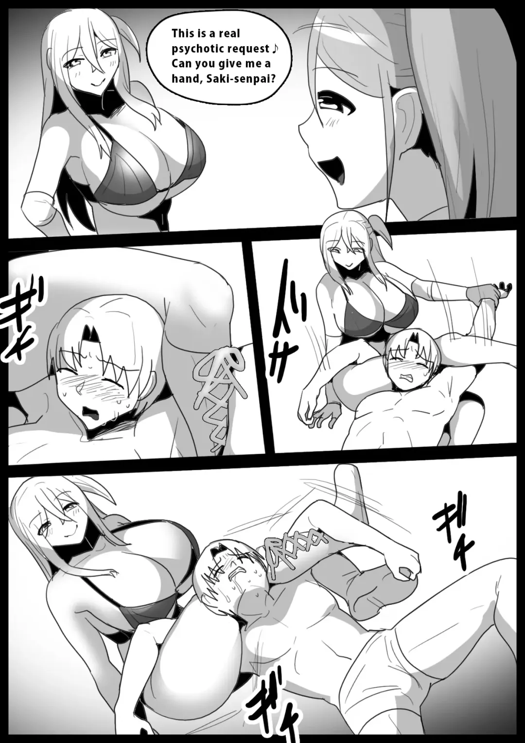 [Toppogi] Boxer no Ore ga, Kyonyuu Joshi Pro Wrestler Futari ni Namahaishin de Juurin Sare, Koukai Shokei Sareru Hanashi. | Publically punished and trampled by two large-breasted wrestlers. Fhentai - Page 11