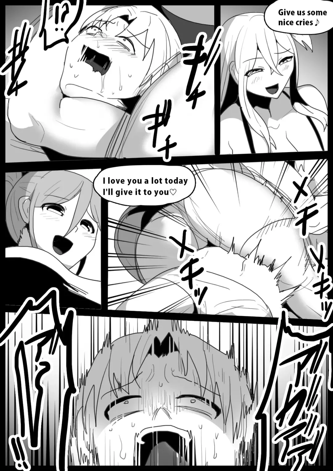 [Toppogi] Boxer no Ore ga, Kyonyuu Joshi Pro Wrestler Futari ni Namahaishin de Juurin Sare, Koukai Shokei Sareru Hanashi. | Publically punished and trampled by two large-breasted wrestlers. Fhentai - Page 8