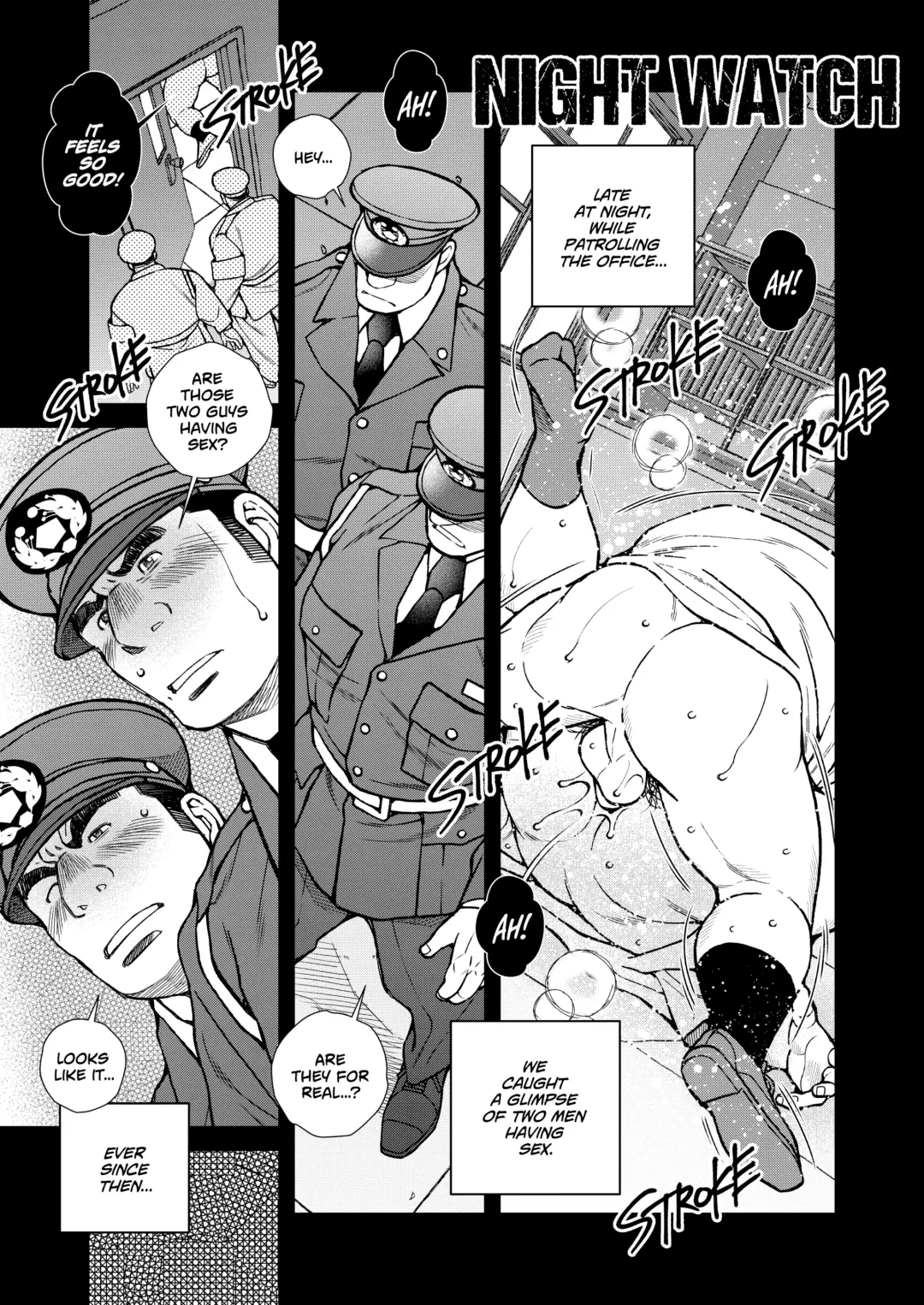 [Ichikawa Kazuhide] Junkai Keibi-chuu | Manly Surrender: Night Watch (decensored) Fhentai - Page 2