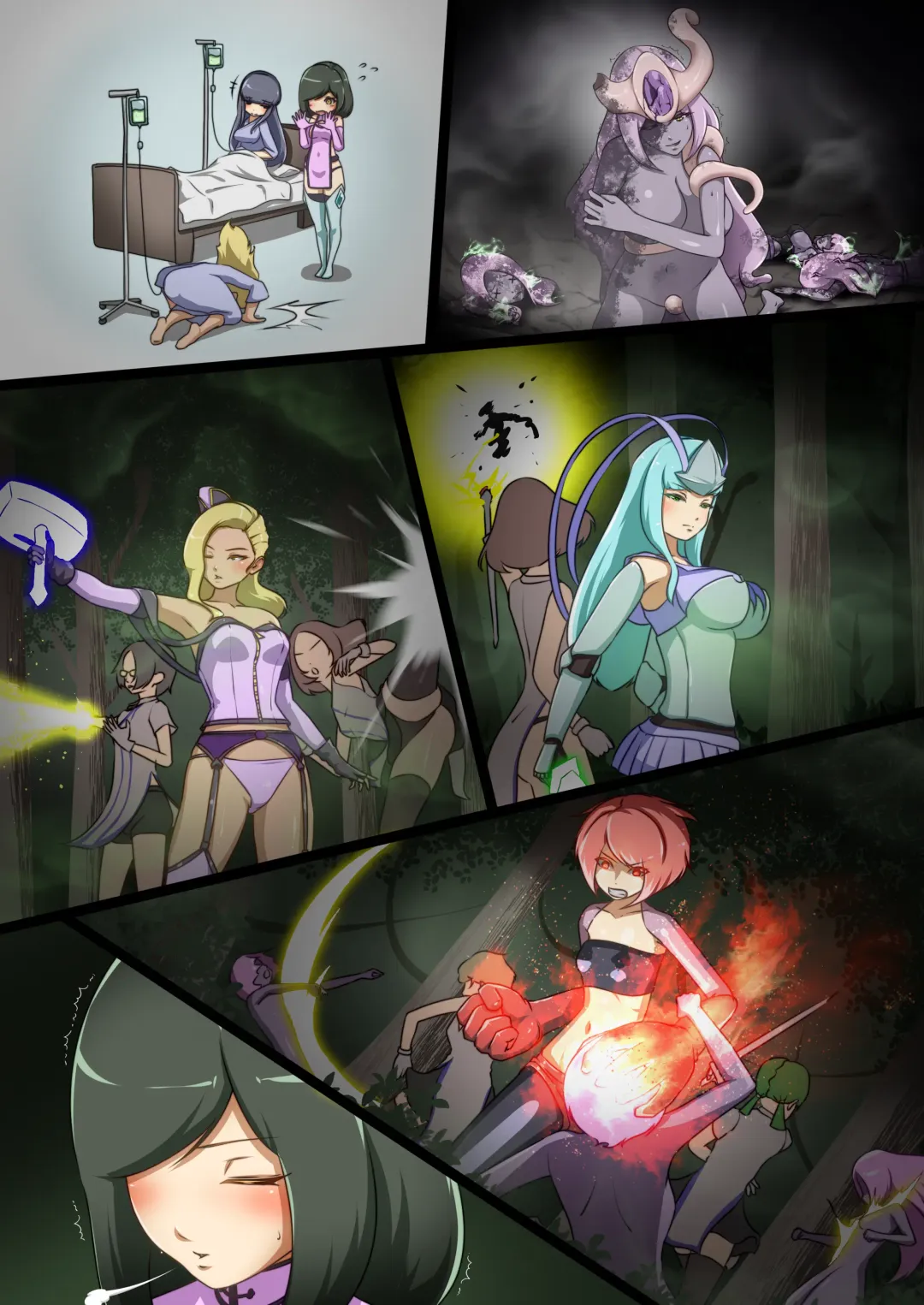 [Dew] Uchi no Ko ga Ecchi na Teki to Tatakatte Haiboku suru Hanashi ~Toiro vs Cadira Zenpen~ Fhentai - Page 47