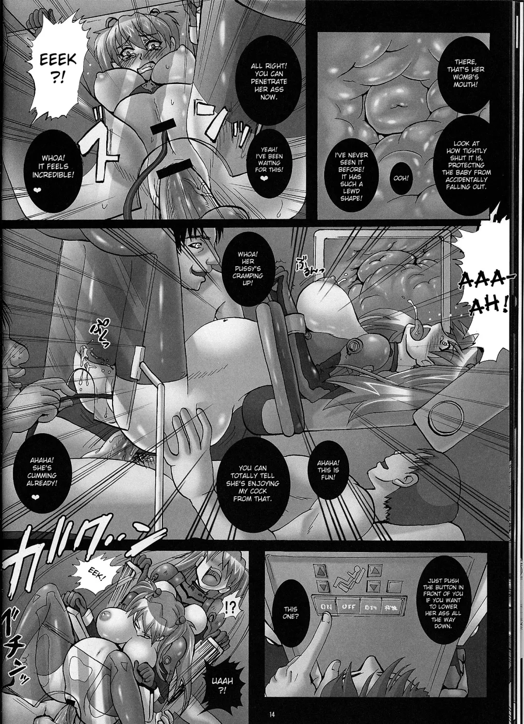[Modaetei Anetarou - Modaetei Imojirou] Shinryou dai no Botai Omocha ～ Asuka, Ninshin 6 Kagetsu ～ | A Womb To Play With On The Treatment Table Fhentai - Page 12