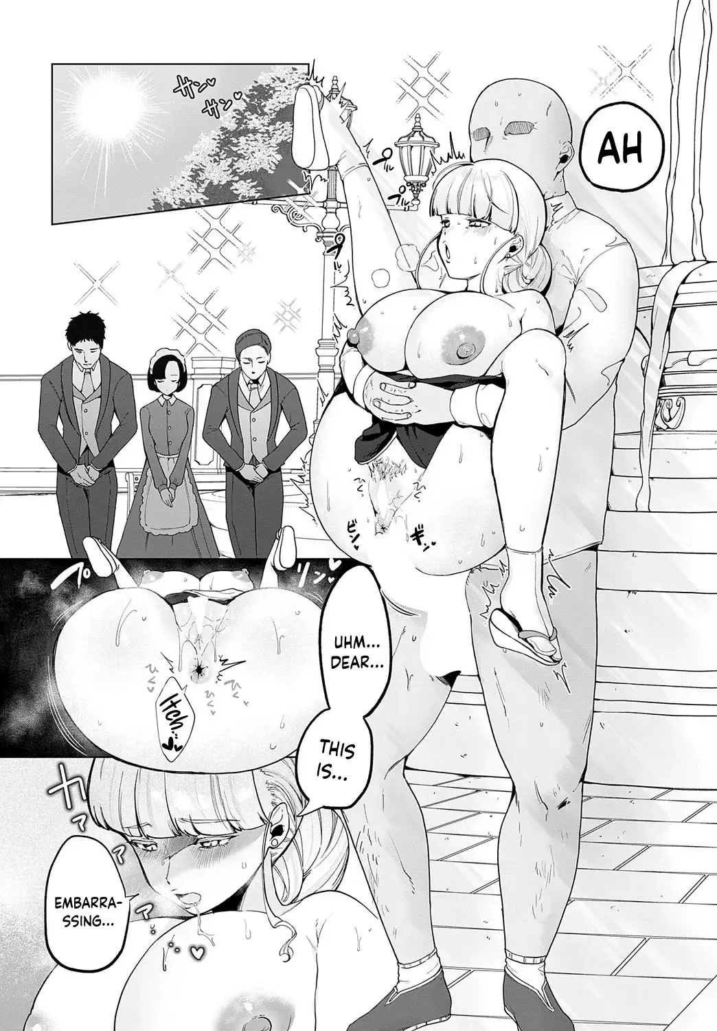 [Asaomi Shimura] Hananojou-ka wa 3-nin Kazoku | The Hananojou household is a 3 person family Fhentai - Page 4
