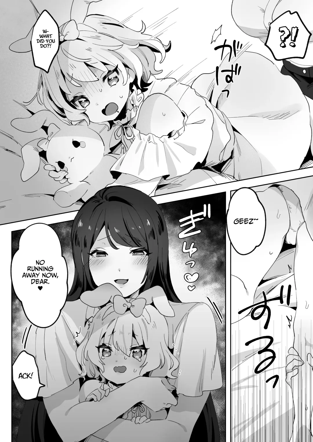 skeb Yuri Ecchi Manga | Runaway Loli and the Futanari Onee-san Fhentai - Page 7