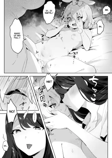 skeb Yuri Ecchi Manga | Runaway Loli and the Futanari Onee-san Fhentai - Page 21