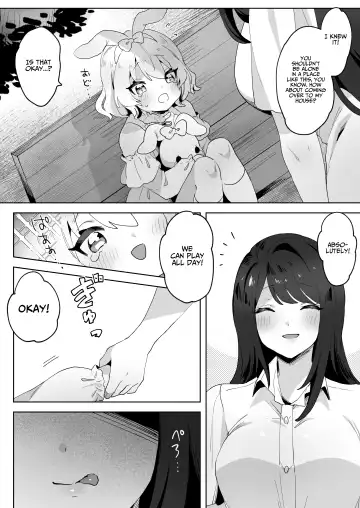 skeb Yuri Ecchi Manga | Runaway Loli and the Futanari Onee-san Fhentai - Page 3
