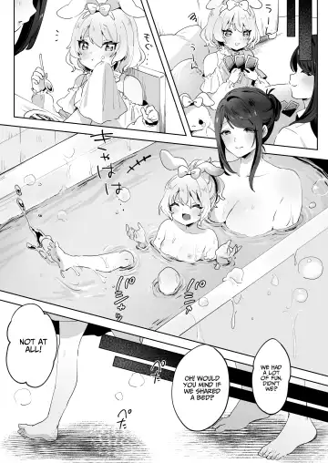skeb Yuri Ecchi Manga | Runaway Loli and the Futanari Onee-san Fhentai - Page 4