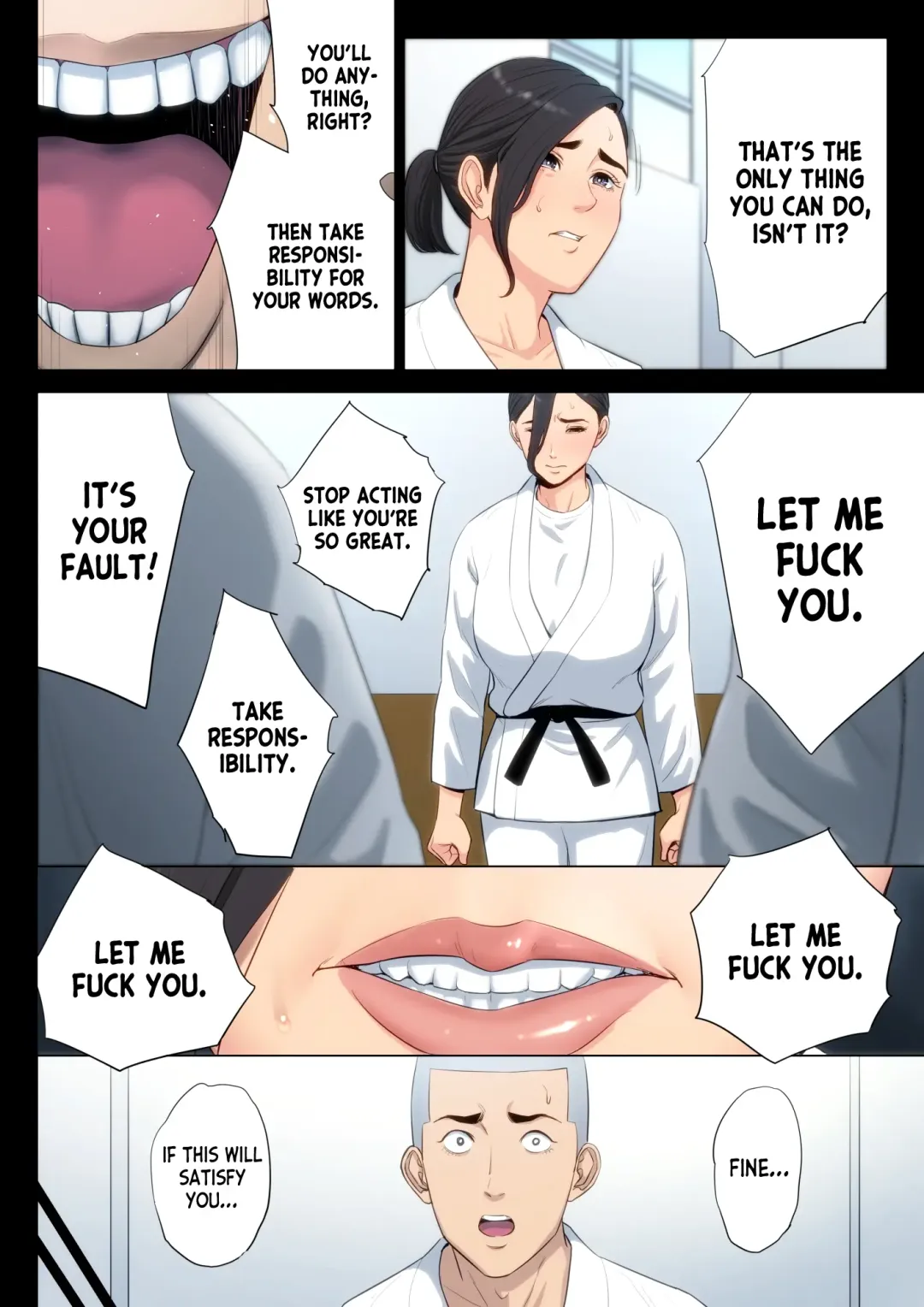 Juudoubu Komon no Onna Kyoushi ga Tsumihoroboshi no Tame ni Buin-tachi ni Mawasareru Hanashi. Fhentai - Page 18