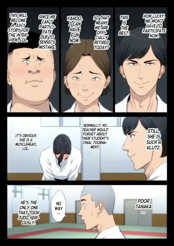 Juudoubu Komon no Onna Kyoushi ga Tsumihoroboshi no Tame ni Buin-tachi ni Mawasareru Hanashi. Fhentai - Page 12