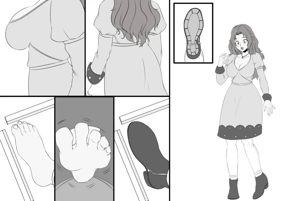 Rangiku Sexy Expansion and Feet Growth Fhentai - Page 1