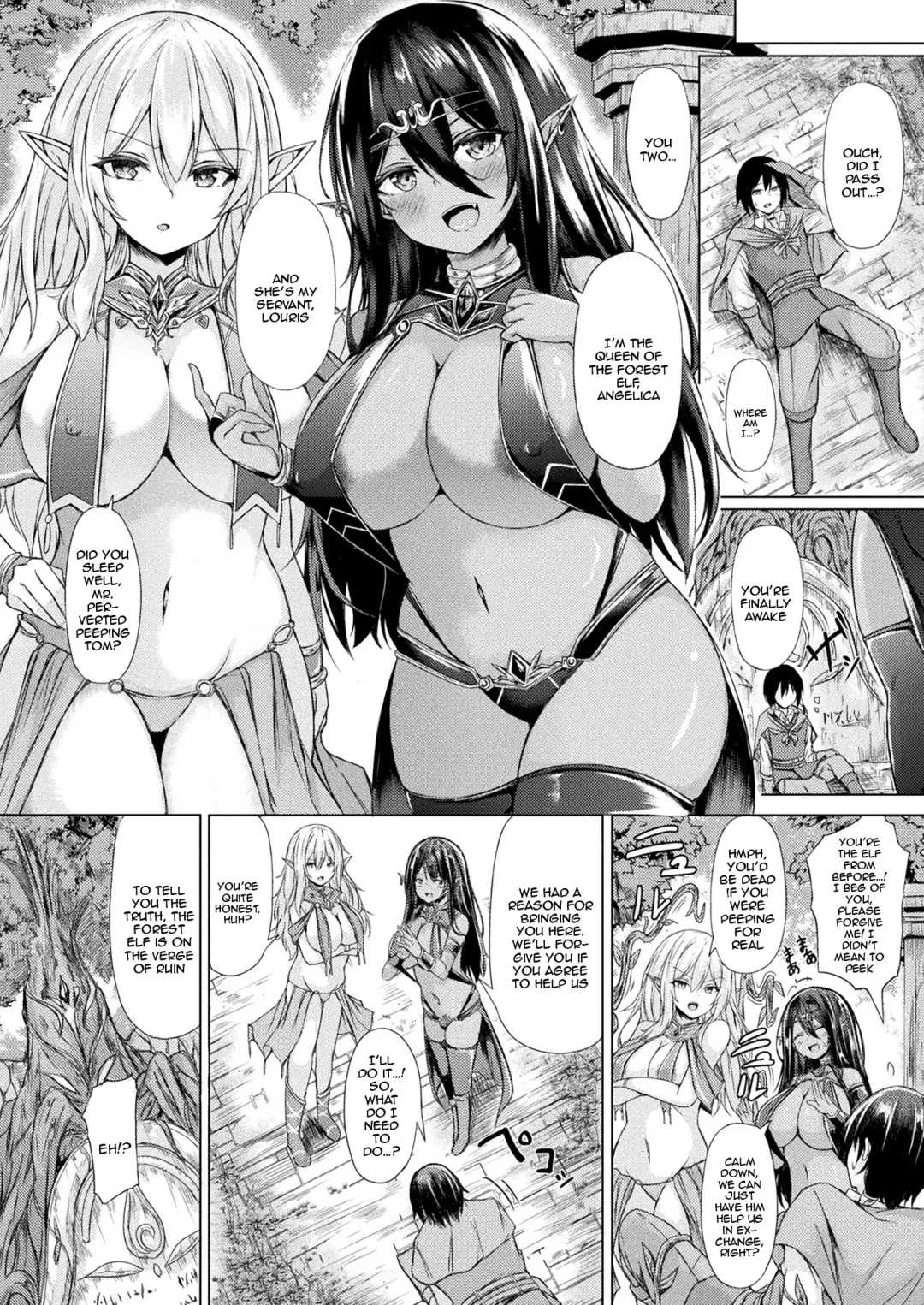[Trista] Mori no Elf no Kozukuri Daisakusen! Zenpen | The Great Forest Elf Reproduction Plan Fhentai - Page 2