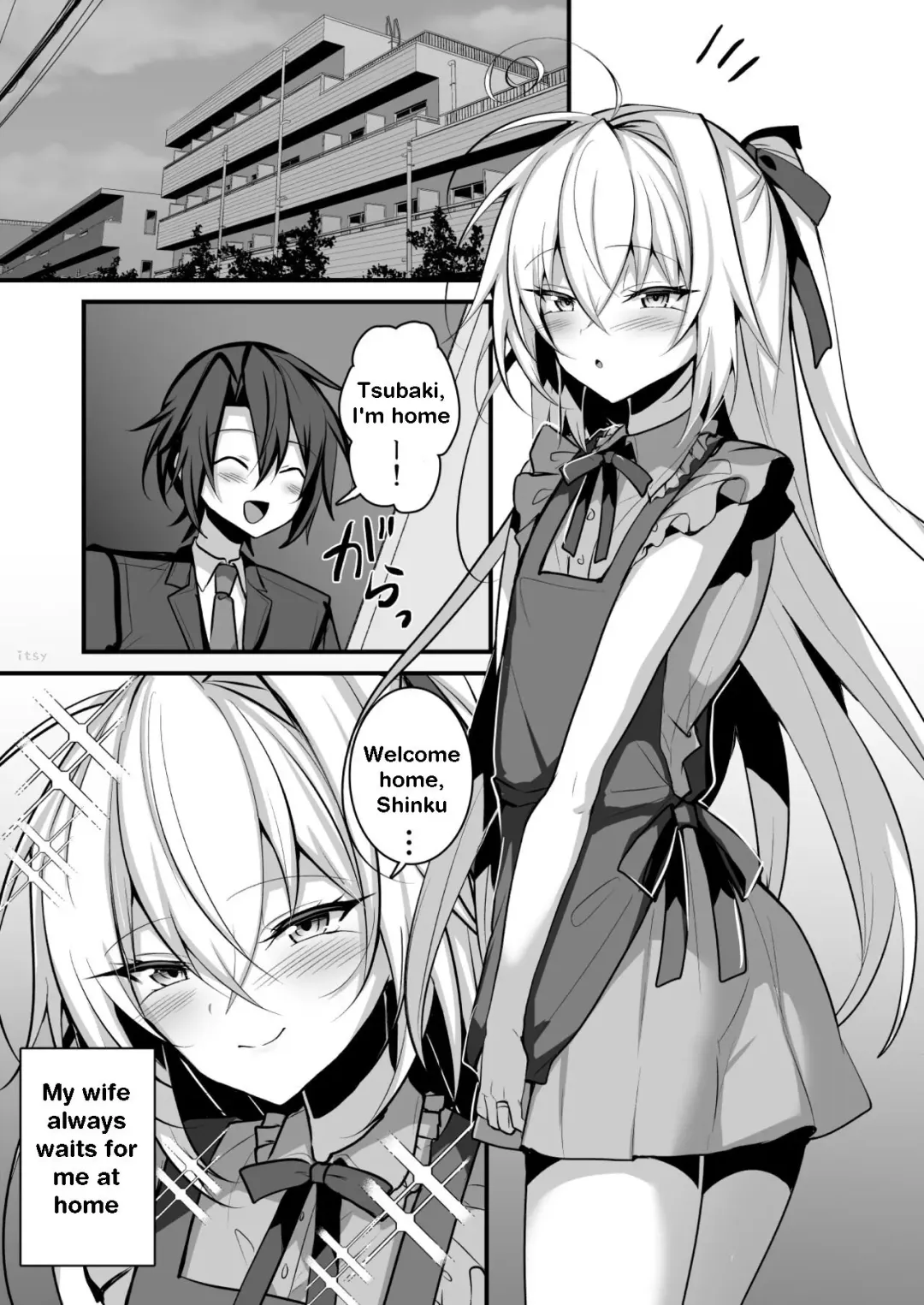 [Uruaki] Otokonoko no Yome to Amama Ecchi | Wedding Dress Style Sexy Lingerie Fhentai - Page 3