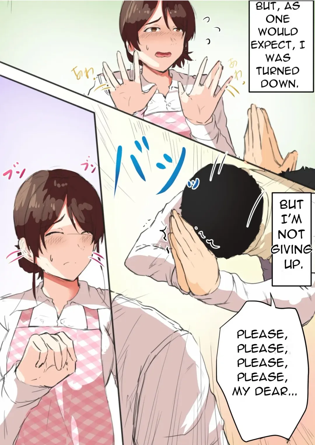 Kaa-chan Onegai!! Ippatsu Yarasete! | Mother please!! Let me do it once! Fhentai - Page 5