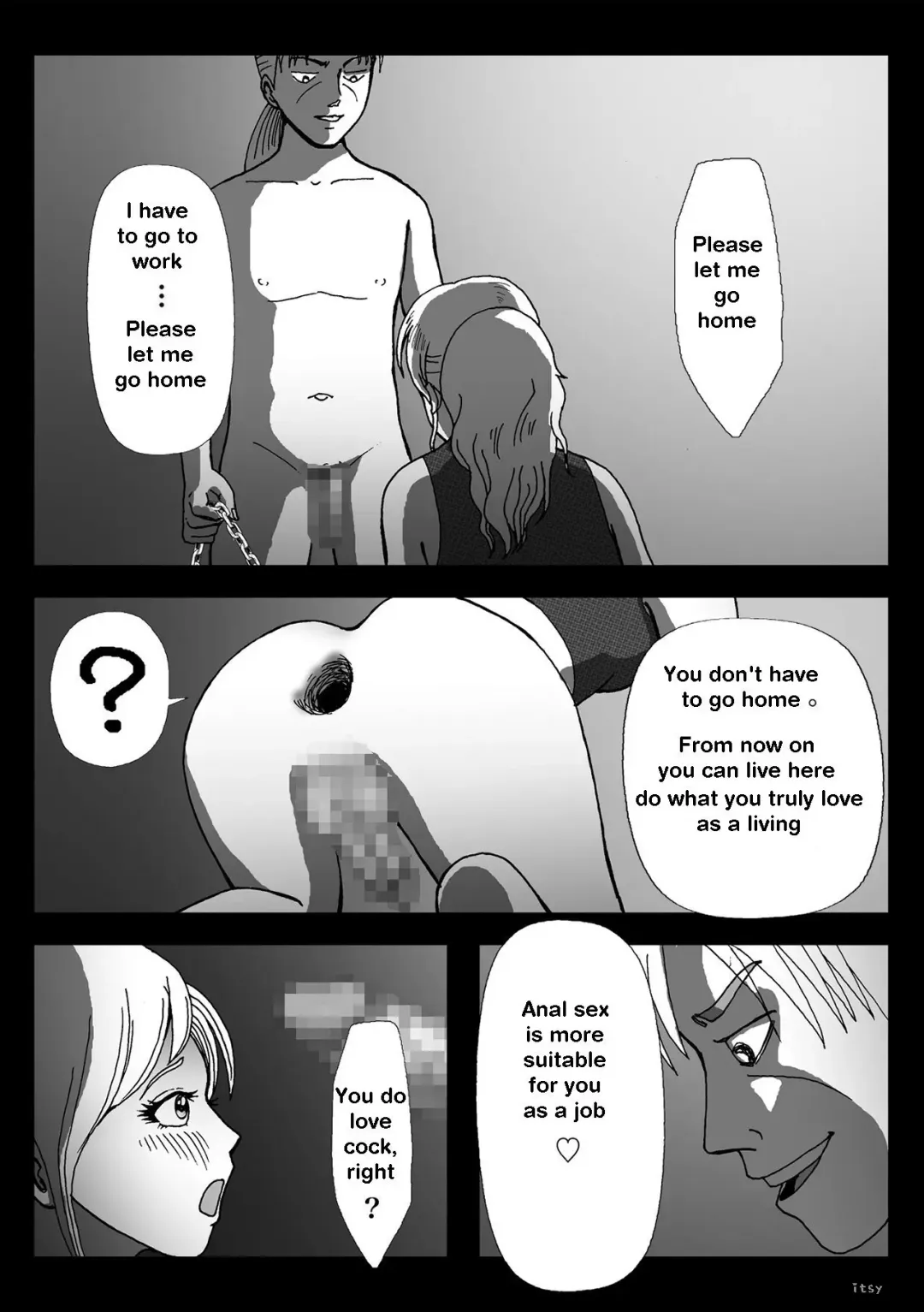 Josou Shite Hattenba ni Ittara Newhalf Shoufu ni Sarechaimashita | How I was turned into a transsexual prostitute Fhentai - Page 57