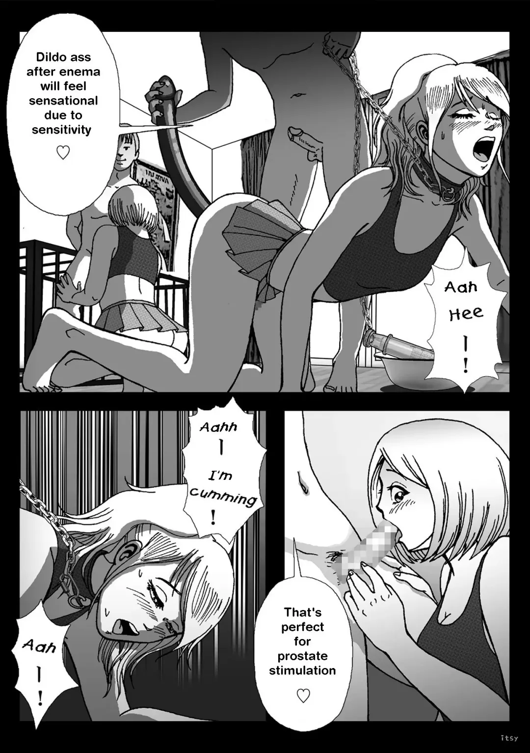Josou Shite Hattenba ni Ittara Newhalf Shoufu ni Sarechaimashita | How I was turned into a transsexual prostitute Fhentai - Page 60