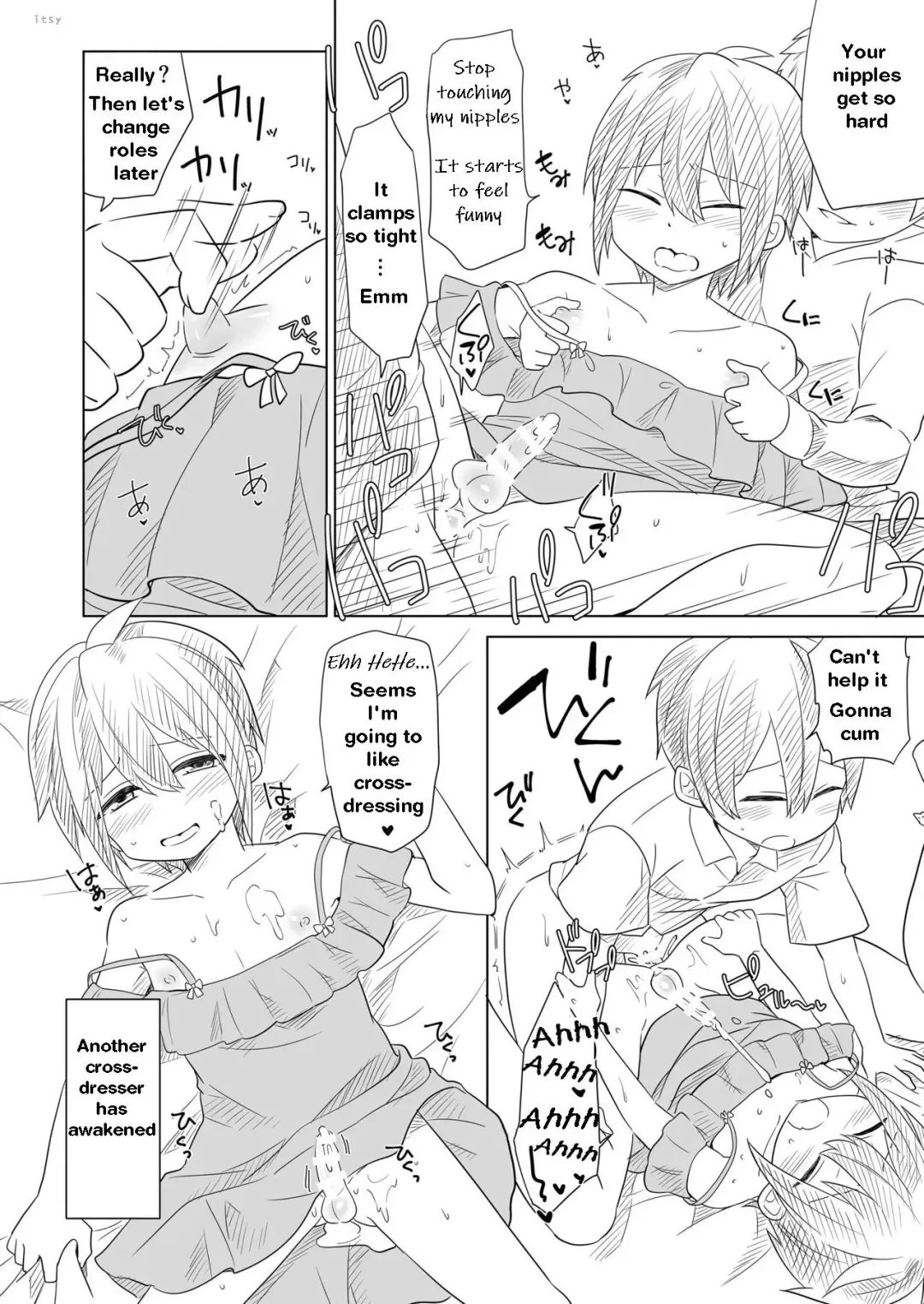 [Knsk] Josou Gal Otoko-kun ni Appli de Ecchi na Itazura Shite Mita 2 | The Prank App 2 Fhentai - Page 28