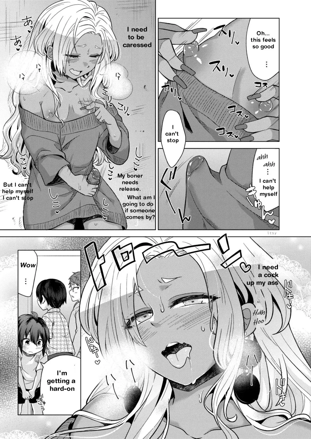 [Knsk] Josou Gal Otoko-kun ni Appli de Ecchi na Itazura Shite Mita 2 | The Prank App 2 Fhentai - Page 9