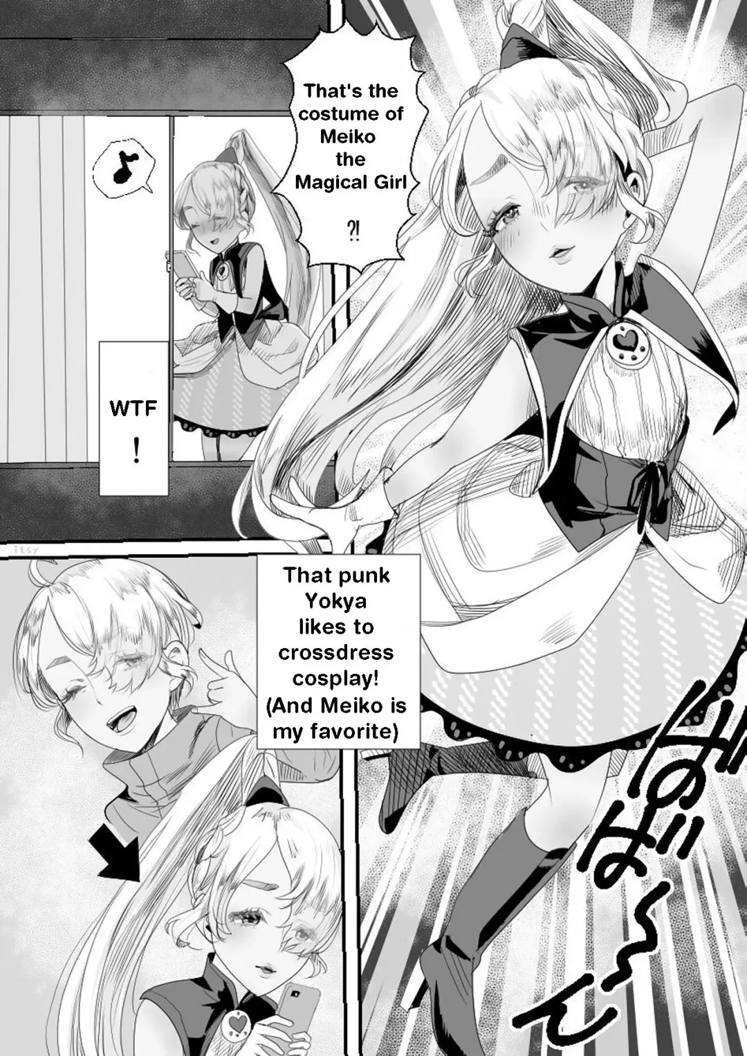 [Guro Tsuki] YouCha-kun wa Iinari Cosplay Ningyou | The Obedient Cosplay Doll Fhentai - Page 6