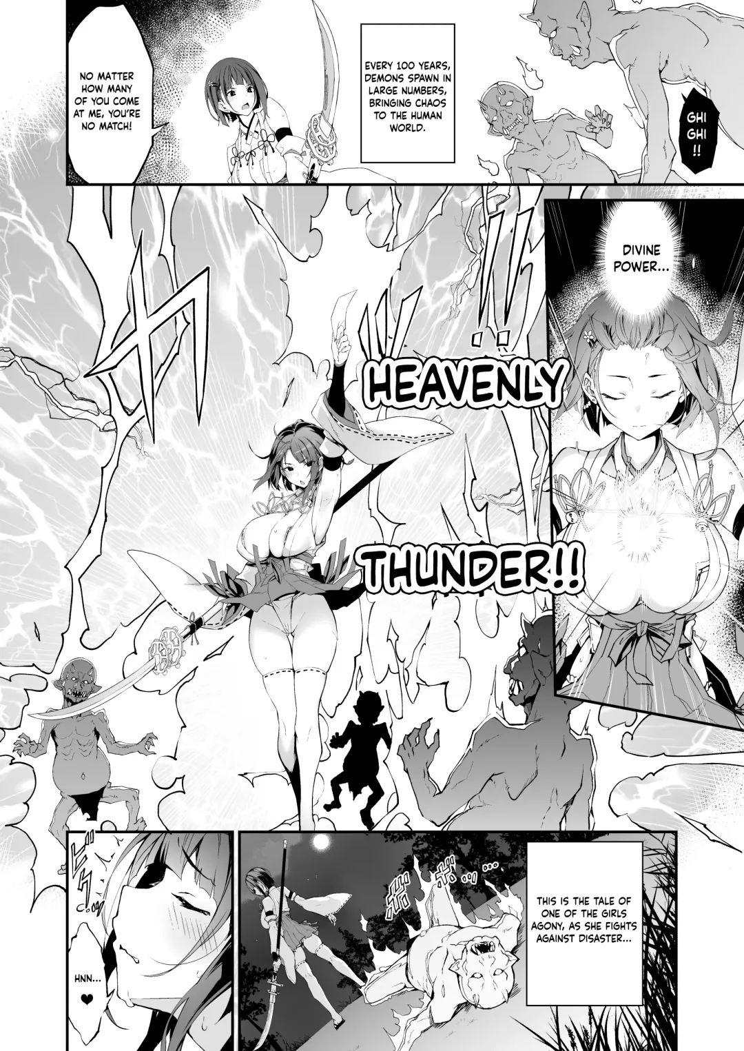 [Nanahara Fuyuki] Reijoku no Ikusamiko  | Battle Shrine Maiden of Humiliation Fhentai - Page 3