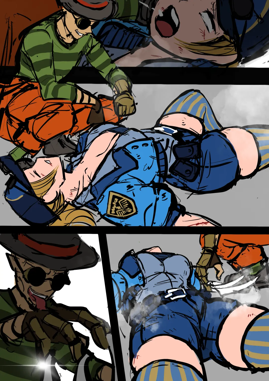 [Sanman Drill] Lucia Morgan VS Choi Bounge Fhentai - Page 5