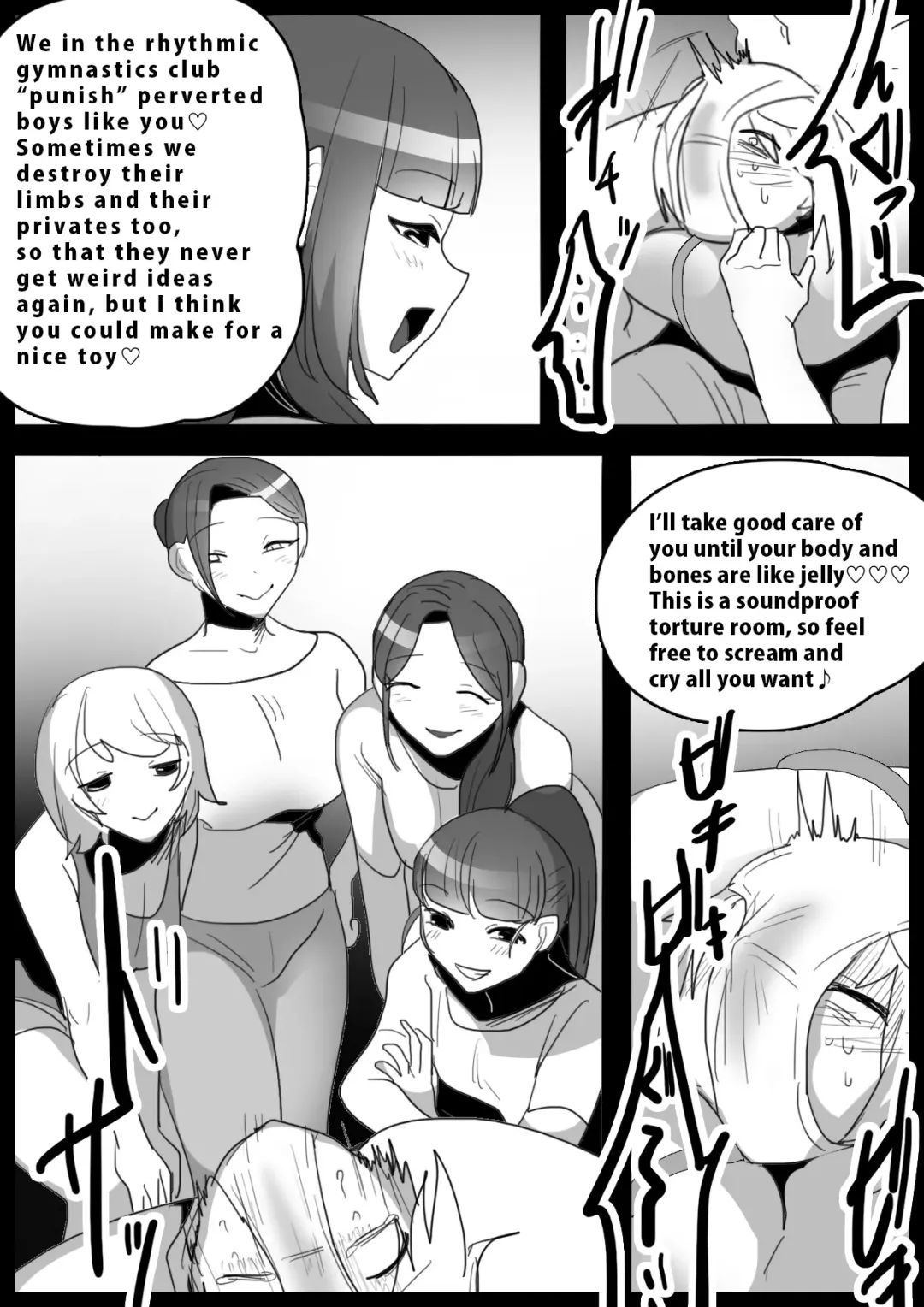 [Toppogi] Ki ni Natteiru Senpai ga Iru  Shintaisoubu ni  Taiken Nyuubu shitara, Sonomama  Sandbag to Shite Choukyou Sareta Hanashi. | I Joined My Crush's Gymnastics Team and Became Their Punching Bag Fhentai - Page 9