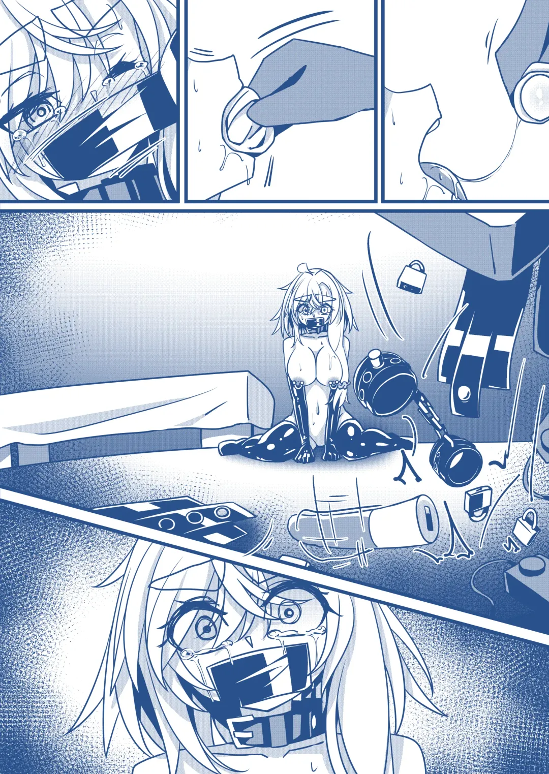 [Hikigaeru] SM LoveHo de Choukyou Sareru Manga: Fukujuu Hen Fhentai - Page 9