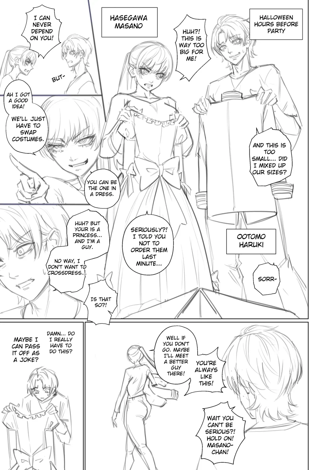 [Arisane] Halloween: Getting Into Character Fhentai - Page 1