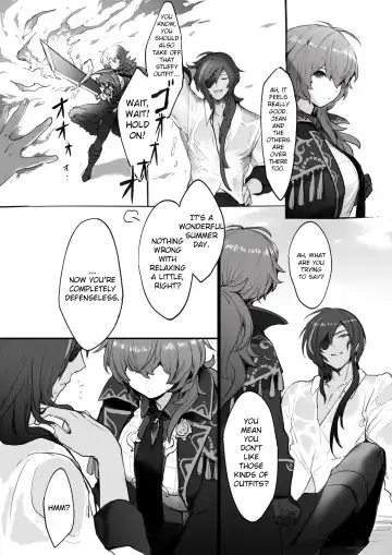 [Nuru] Nakayoshi Kaeya & Diluc Wa Chapter 1 Fhentai - Page 4