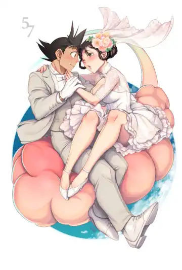 [Harunaga Makito] Goku x Chichi story throughout time - Fhentai