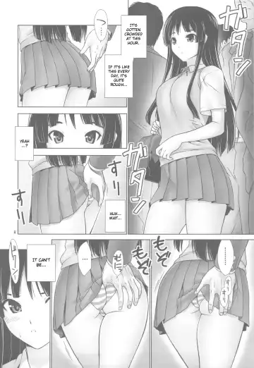 [Iruma Kamiri] MIO-MUGi Densha Chikan Fhentai - Page 8