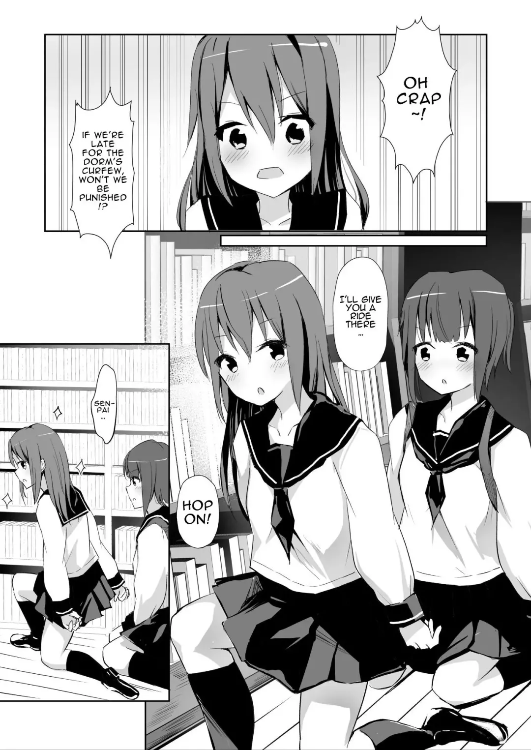[Maguro Shining] Senpai ni Yuri Ecchi Oshie Komare mashita... | Lesbian Sex Ed From My Senpai... Fhentai - Page 24