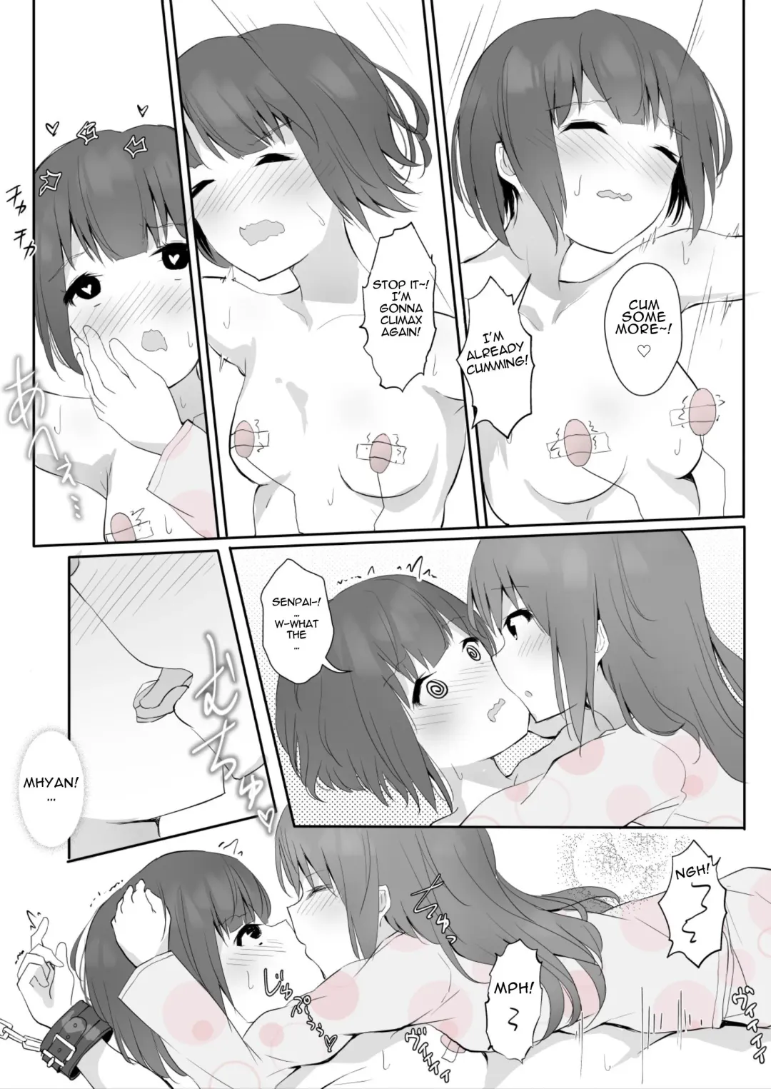 [Maguro Shining] Senpai ni Yuri Ecchi Oshie Komare mashita... | Lesbian Sex Ed From My Senpai... Fhentai - Page 63