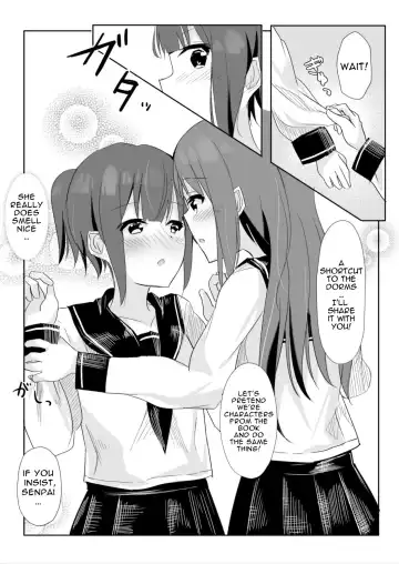 [Maguro Shining] Senpai ni Yuri Ecchi Oshie Komare mashita... | Lesbian Sex Ed From My Senpai... Fhentai - Page 8