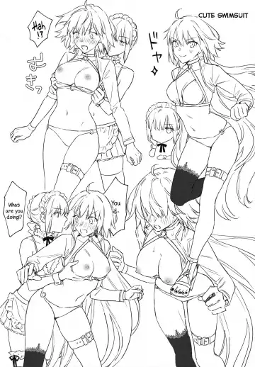 [Nipi] Artoria Alter x Jeanne Alter Sairokushuu Fhentai - Page 132