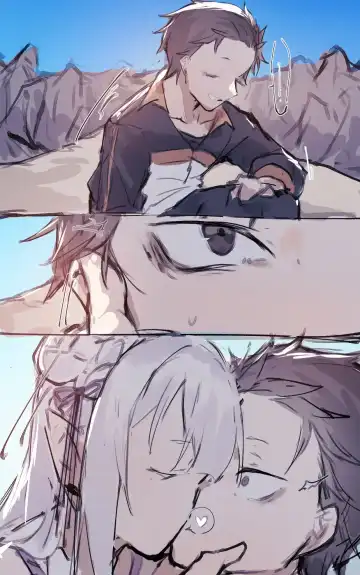 Emilia comforts Subaru Fhentai - Page 3