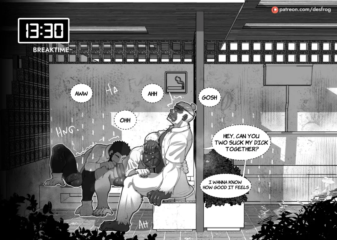 [Des.] Kinky Breaktime With Monkey Friends Fhentai - Page 12