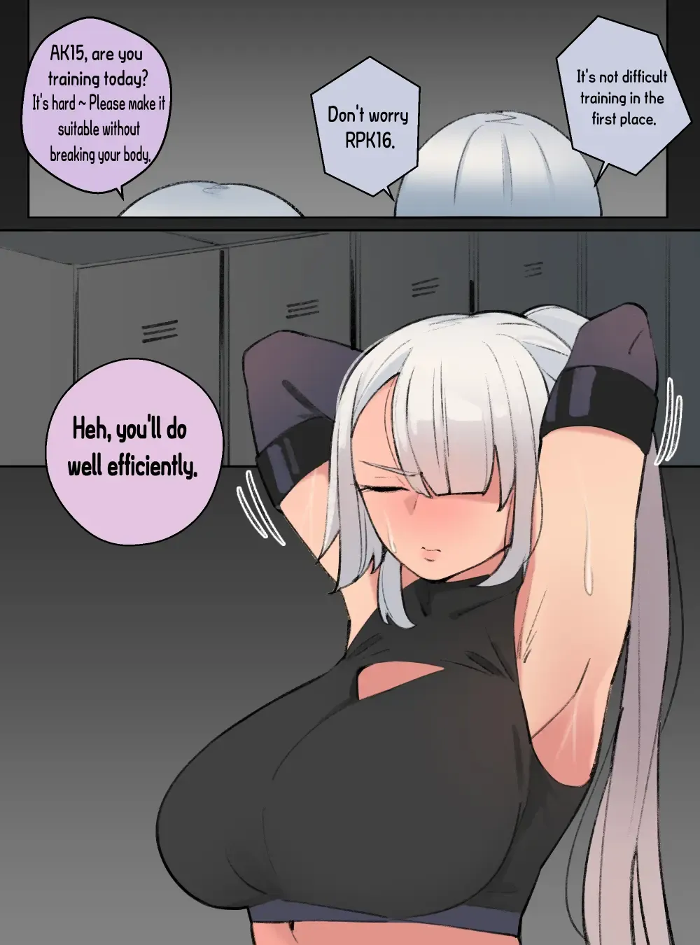 [Boca] Let's exercise with AK15! Fhentai - Page 3