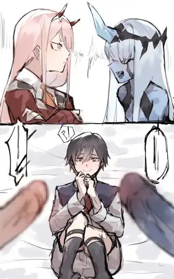 Read Zero Two and Zero One x Hiro futa - Fhentai