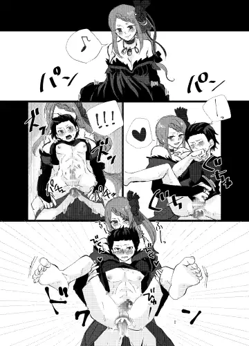 Re:Zero girls x Subaru futa Fhentai - Page 4