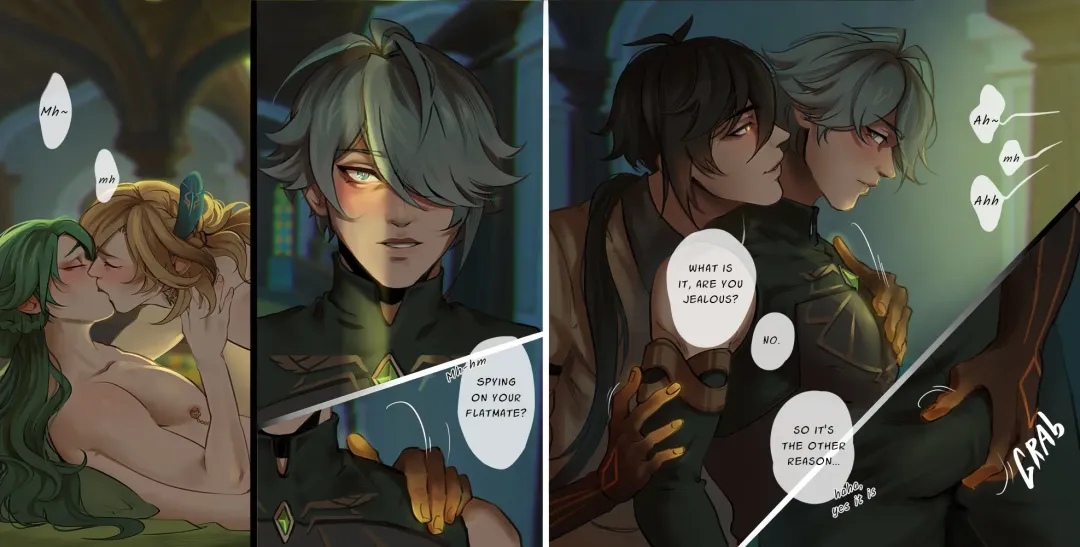 [Kirashion] 原神/钟离/卡维/4p Fhentai - Page 18