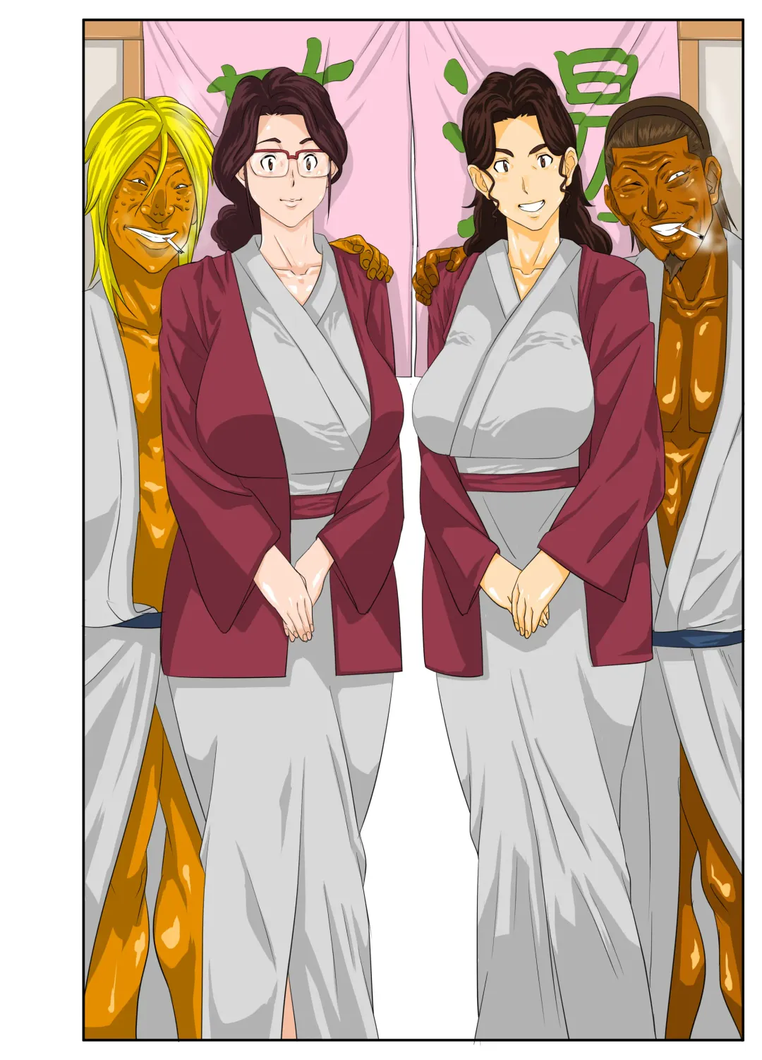 Onsenyado de Chara-o ni Kuwareta Muchi Muchi Kaa-chan Fhentai - Page 46