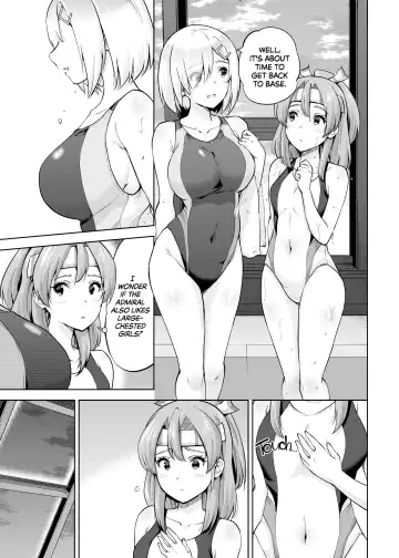 [Sarfata] Kyouei Mizugi na Zuihou-chan to Hamakaze-san to. | Zuihou and Hamakaze in Racing Swimsuits (decensored) Fhentai - Page 4