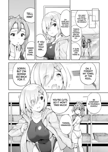 [Sarfata] Kyouei Mizugi na Zuihou-chan to Hamakaze-san to. | Zuihou and Hamakaze in Racing Swimsuits (decensored) Fhentai - Page 5