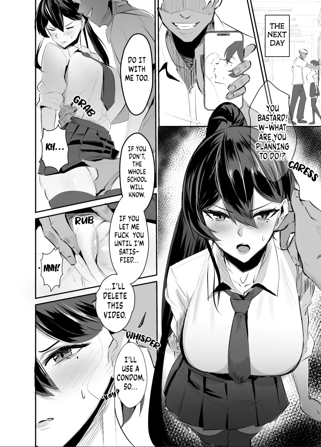 [Chinetsu] Kuppuku ~Fuuki Iinchou wa Odosarete Netorarete...~ | Submission ~the President of the Public Morals Committee is Blackmailed and Forced to Cheat...~ (decensored) Fhentai - Page 14