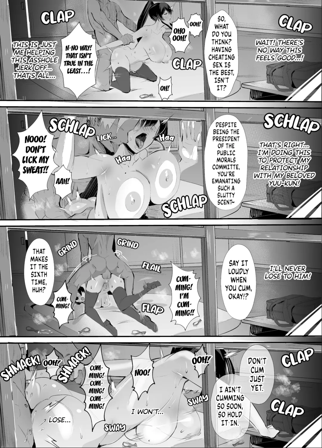 [Chinetsu] Kuppuku ~Fuuki Iinchou wa Odosarete Netorarete...~ | Submission ~the President of the Public Morals Committee is Blackmailed and Forced to Cheat...~ (decensored) Fhentai - Page 29