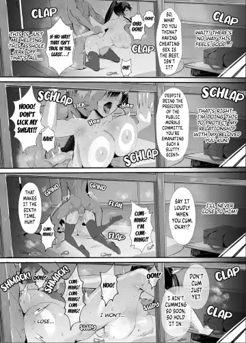 [Chinetsu] Kuppuku ~Fuuki Iinchou wa Odosarete Netorarete...~ | Submission ~the President of the Public Morals Committee is Blackmailed and Forced to Cheat...~ (decensored) Fhentai - Page 29